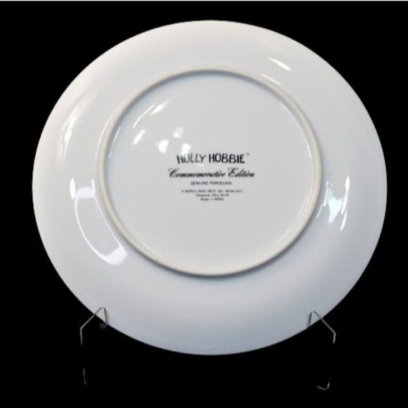 Kind and Good is Motherhood Vintage Holly Hobbie Mothers Day Plate 1974 - Picture 5 of 7